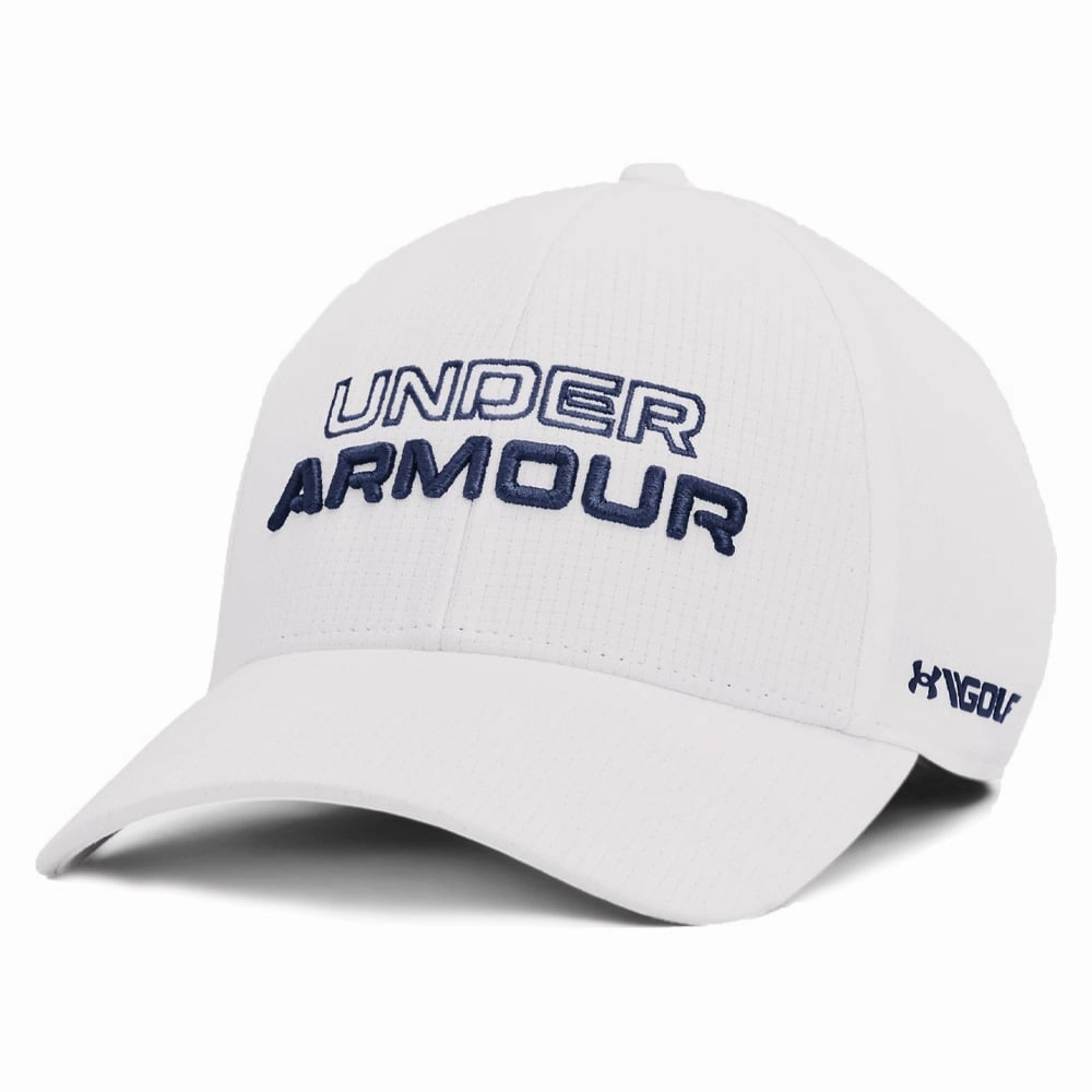 Under Armour Jordan Spieth Golf Hat - White/Academy Solid shade Comfy Choice