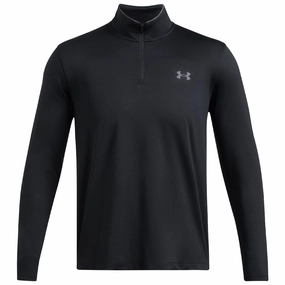 Under Armour Matchplay 1/4 Zip Pullover - Black/Pitch Gray Casual Outfit Daily Minimal