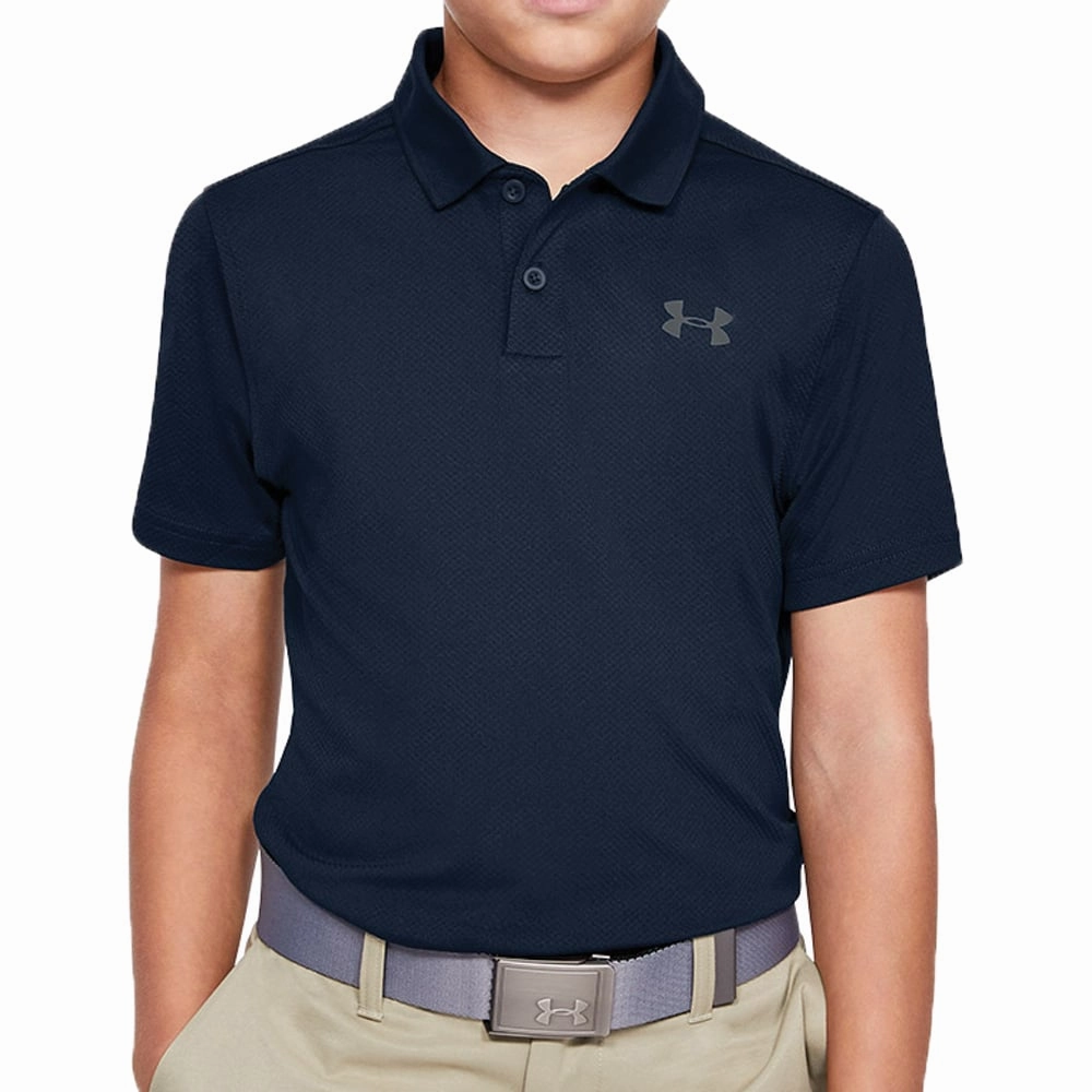 Garment Dyed Technique Under Armour Performance 2.0 Junior Polo Shirt - Academy