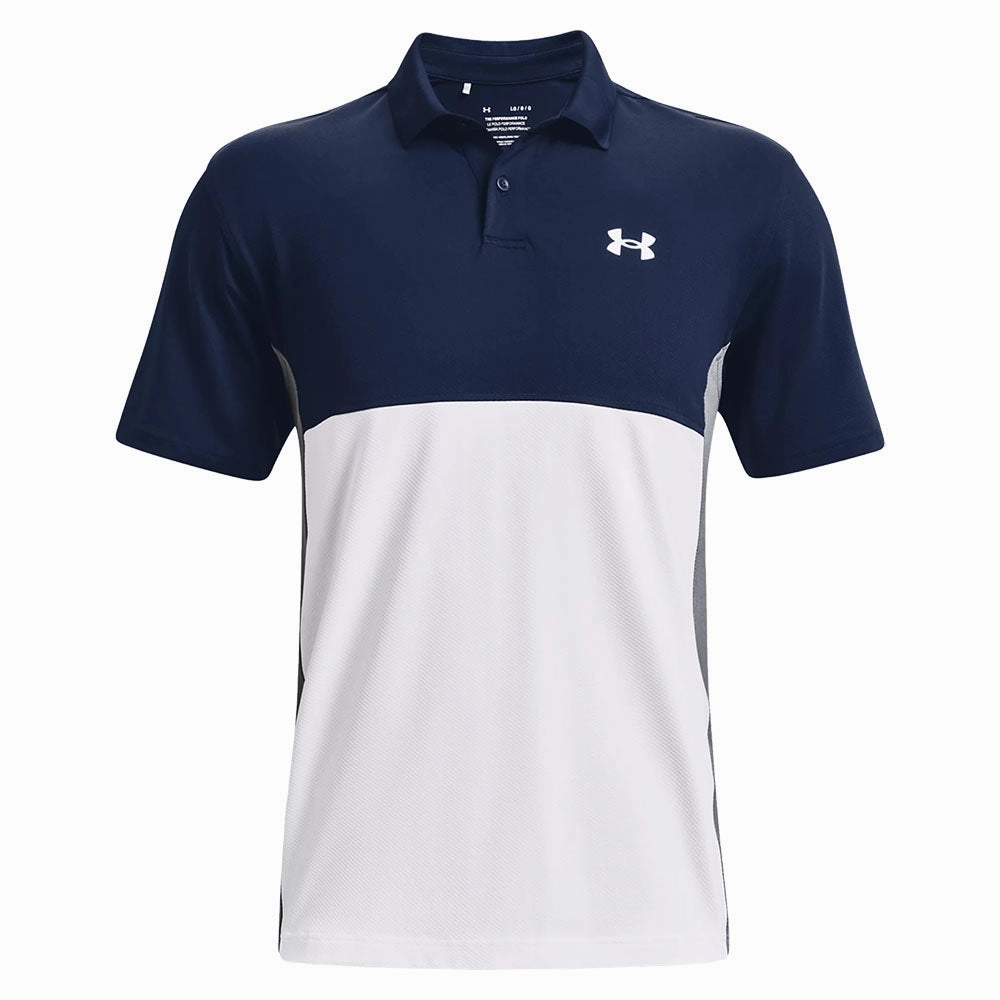 Under Armour Performance Blocked Polo Shirt - Academy/White black friday