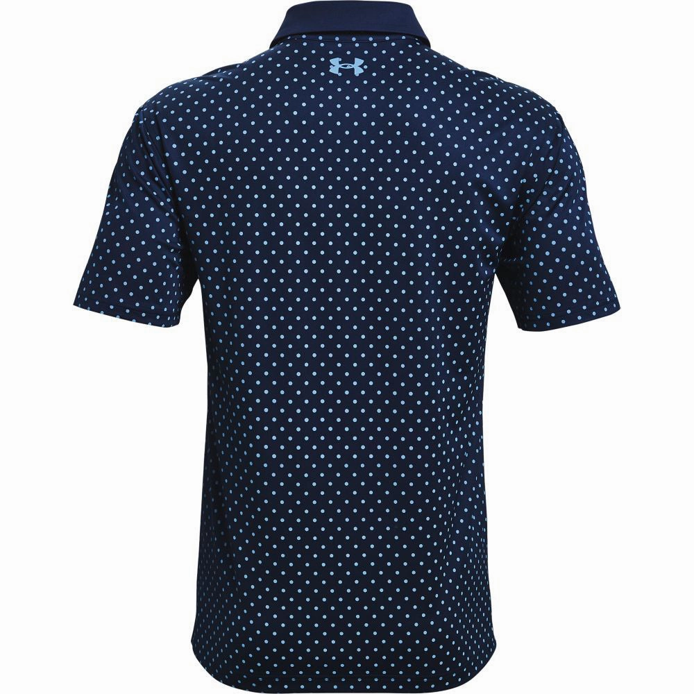 Sublimation Printed Collar Soft Design Under Armour Performance Printed - Academy/Nova Blue
