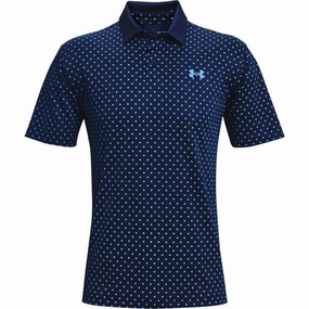 Under Armour Performance Printed - Academy/Nova Blue Classic Crew Neck