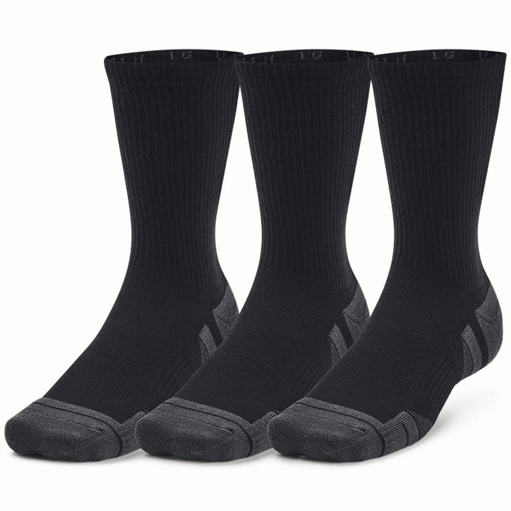 Blood circulation Office - style Under Armour Performance Tech Crew Socks (3 Pairs) - Black