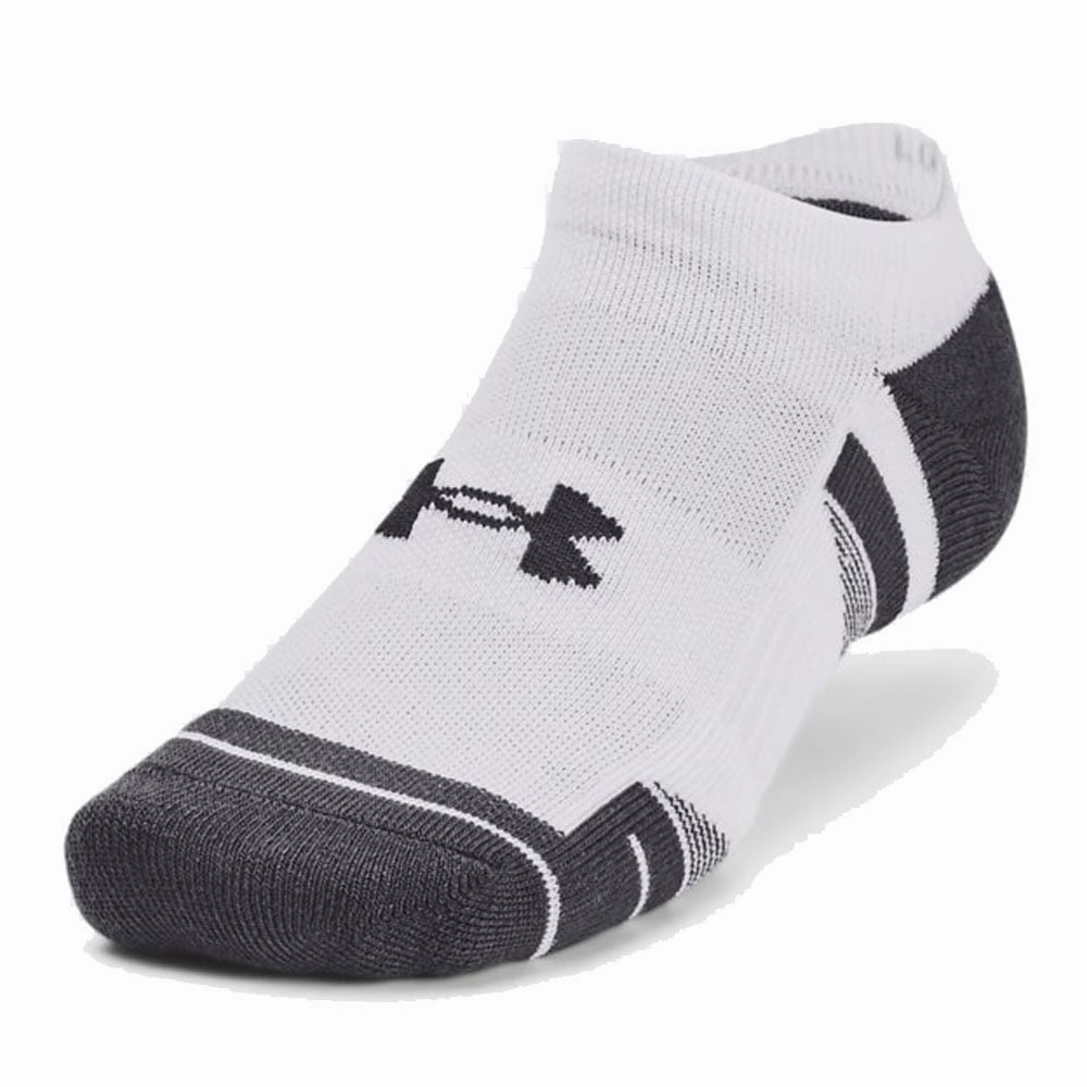 Special Under Armour Performance Tech No Show Socks (3 Pairs) - White