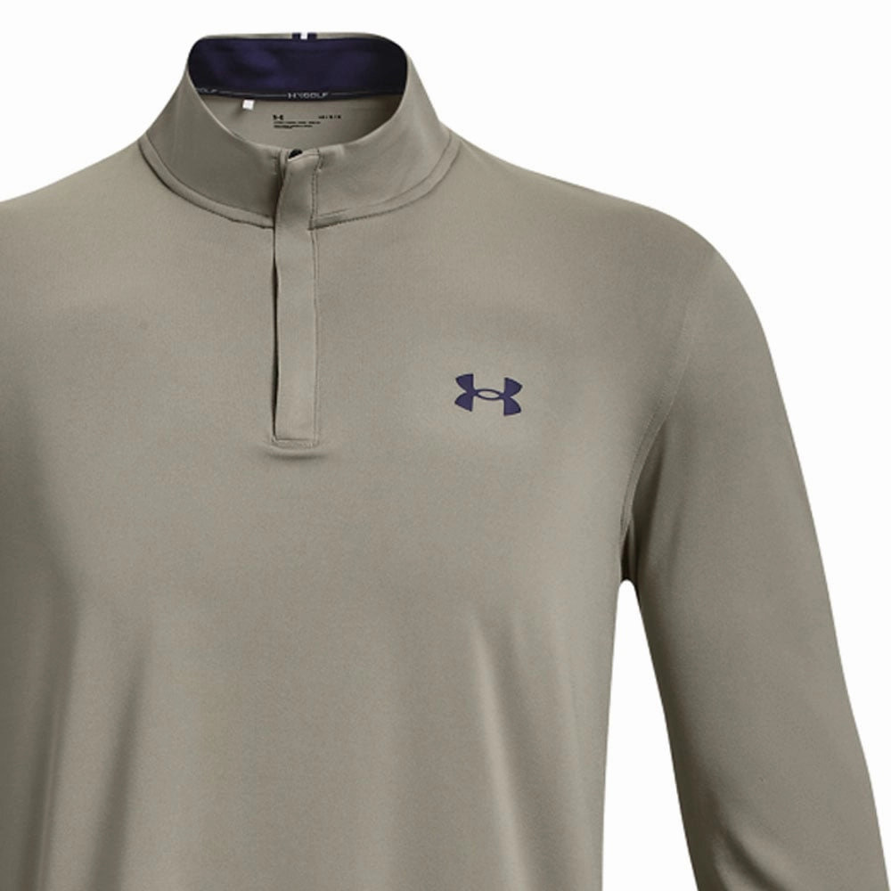 Under Armour Playoff 1/4 Zip Pullover - Grove Green Lounge Wear fit test
