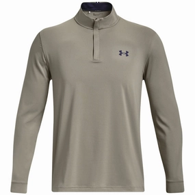 Under Armour Playoff 1/4 Zip Pullover - Grove Green Workout Gear