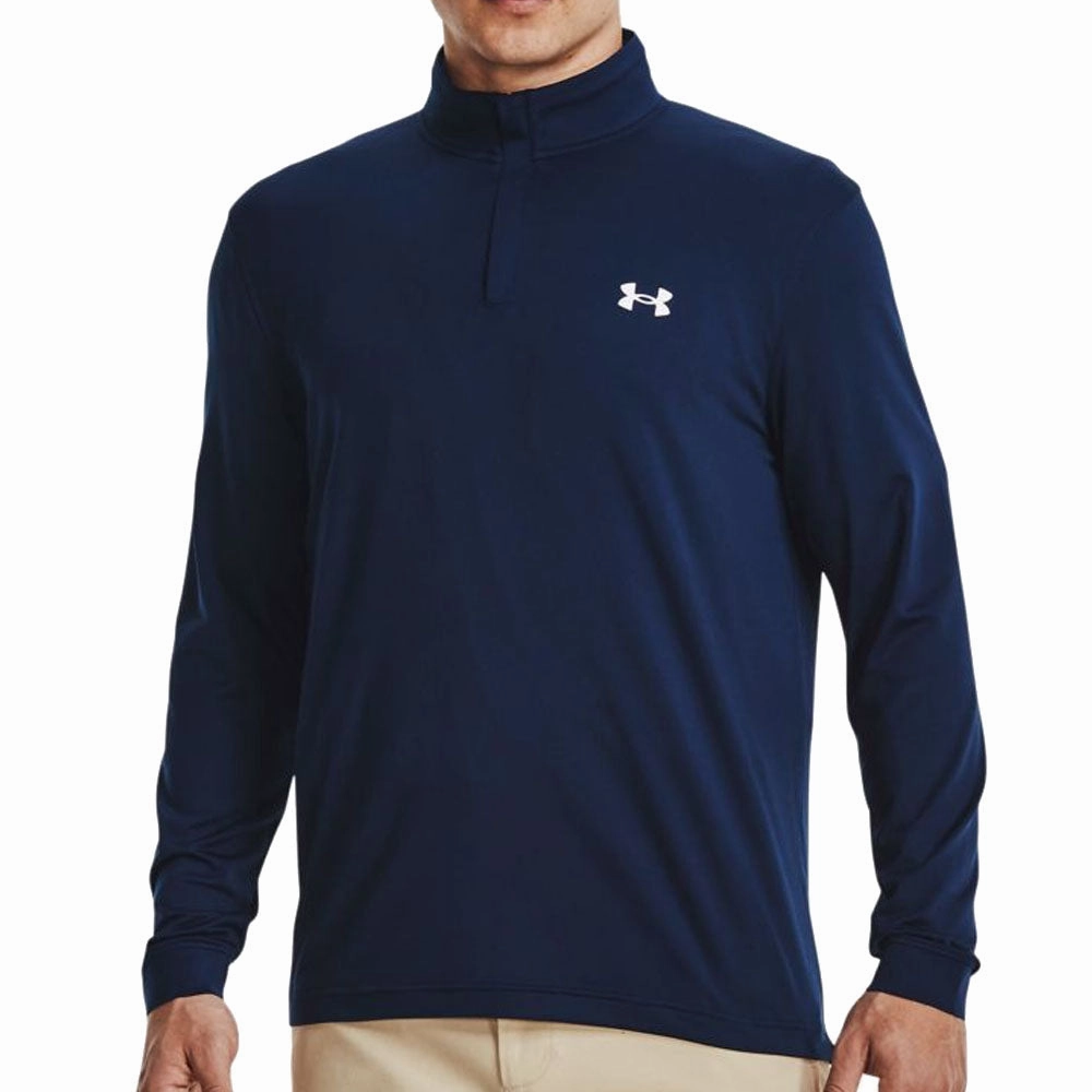 Under Armour Playoff 2.0 1/4 Zip Pullover - Academy Navy watch accents Popular