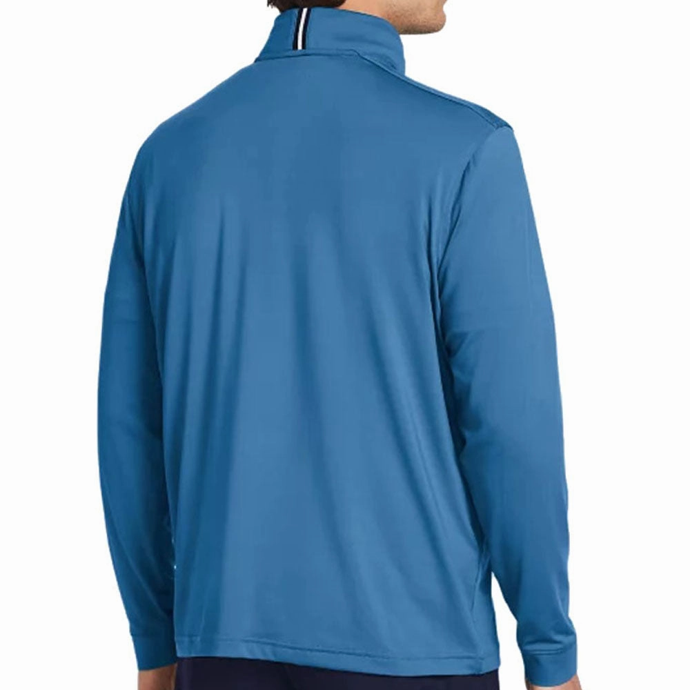 Bright Colors Designer Under Armour Playoff 2.0 1/4 Zip Pullover - Photon Blue/Midnight Navy/Midnight Navy