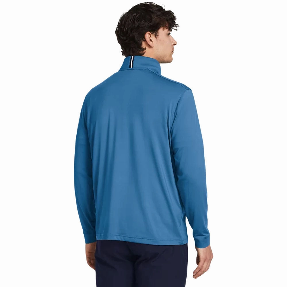 product customization Under Armour Playoff 2.0 1/4 Zip Pullover - Photon Blue/Midnight Navy/Midnight Navy