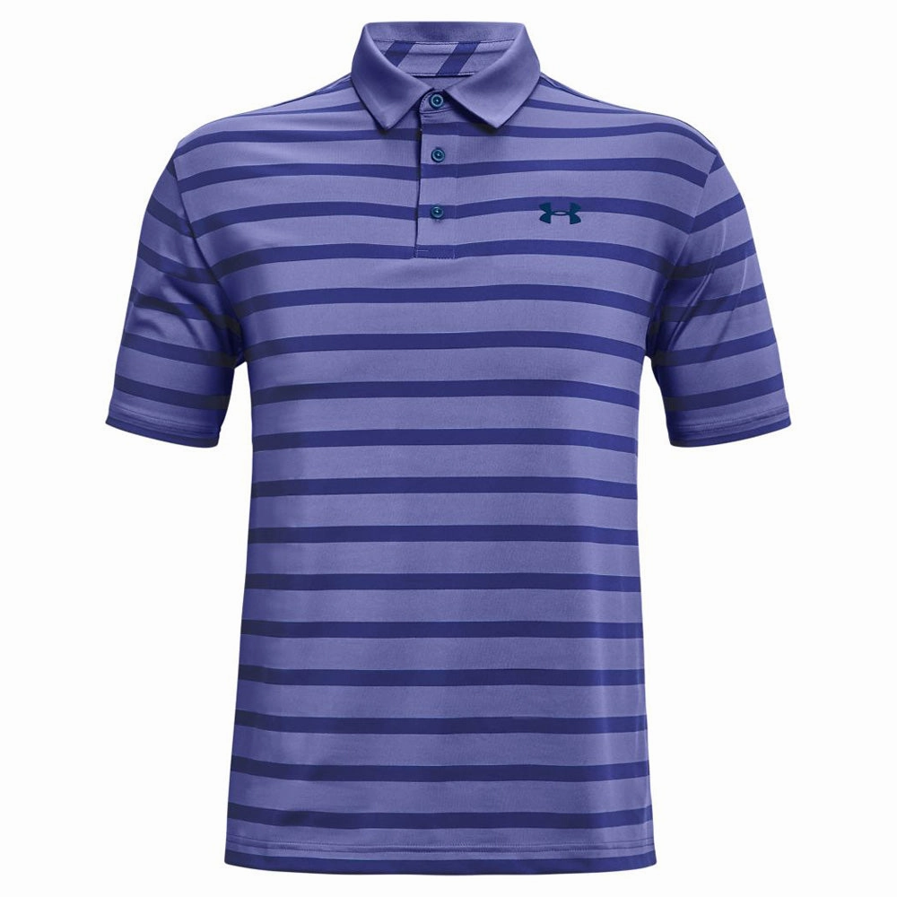Under Armour Playoff 2.0 Back 9 Stripe Polo Shirt - Starlight/Regal Outdoor Wear Teenager coolness