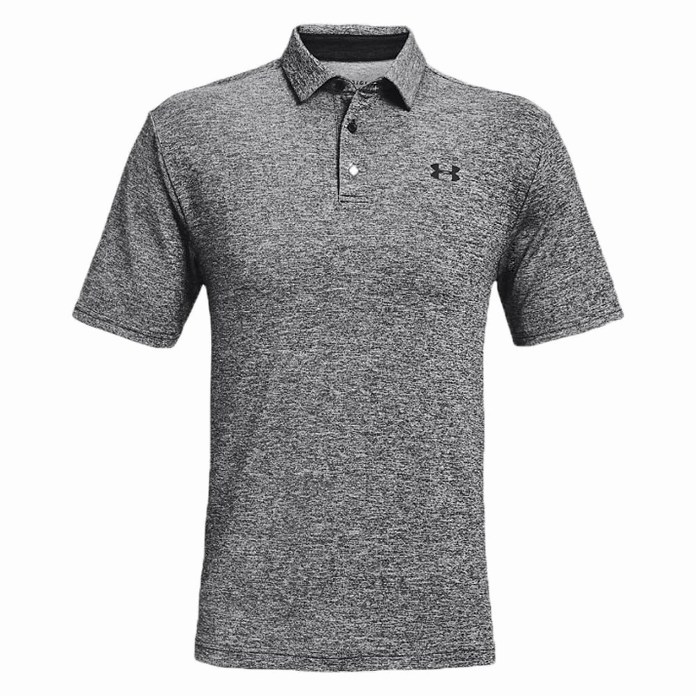 Under Armour Playoff 2.0 Polo Shirt - Black Cozy Layering Circular Knit Design