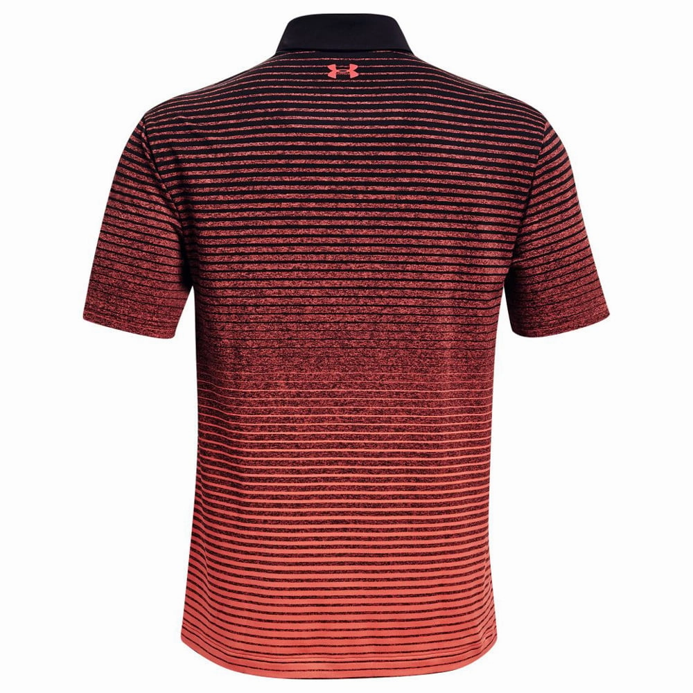 Breathable touch Unisex versatility Under Armour Playoff 2.0 Polo Shirt - Black/Venom Red
