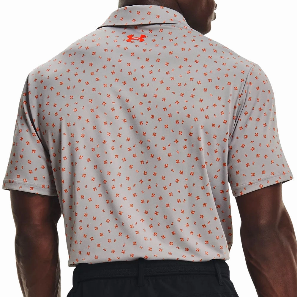 Beach relaxation Under Armour Playoff 2.0 Polo Shirt - Grey Wolf/Phoenix Fire