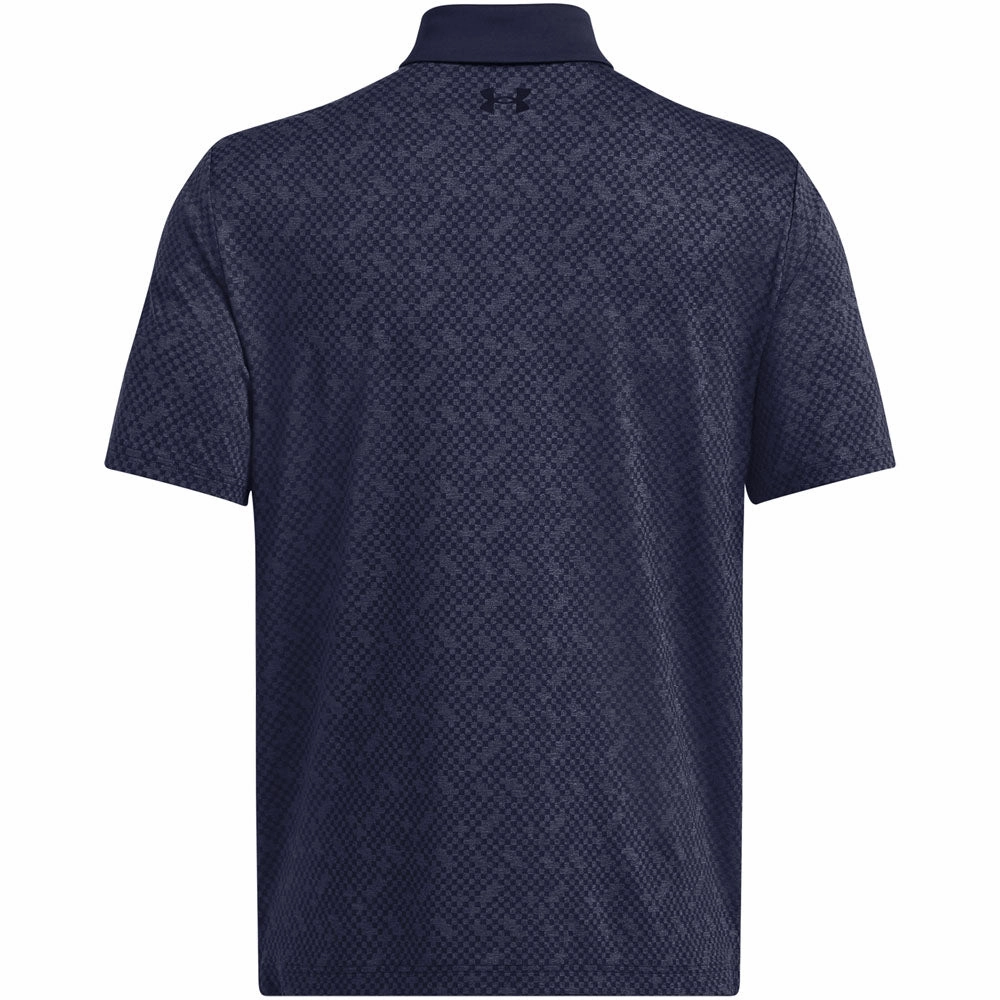 Fit For All Comfortable and Chic Under Armour Playoff 3.0 Check Jaq Polo Shirt - Midnight Navy