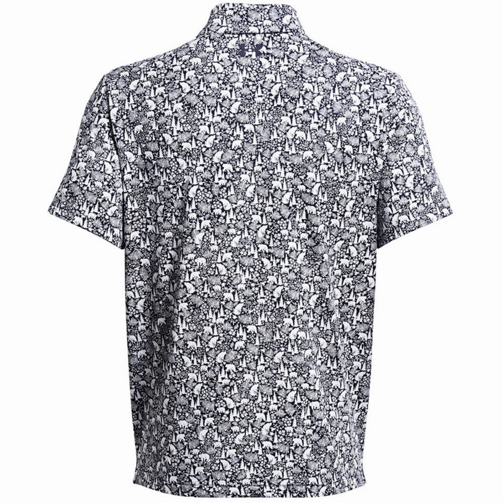 Under Armour Playoff 3.0 Printed Polo Shirt - Midnight Navy/Midnight Navy MinimalistDesign Holiday Comfort Style