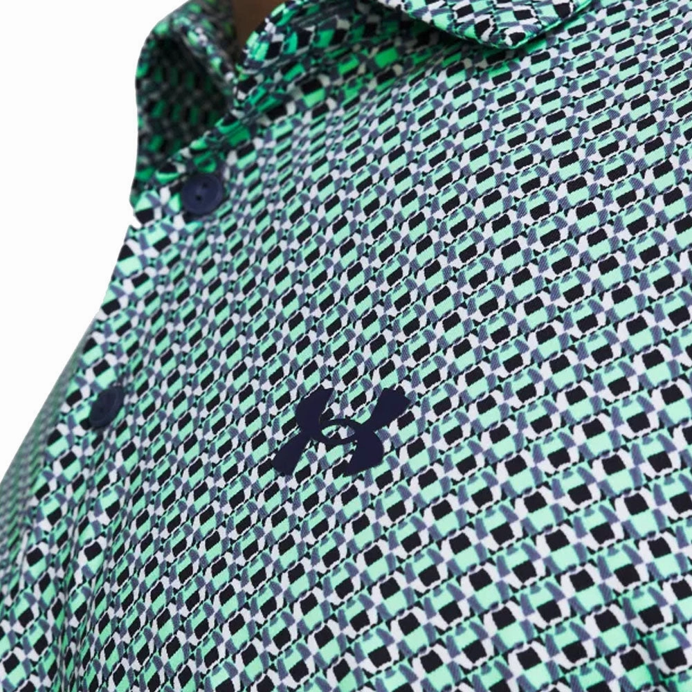 Under Armour Playoff 3.0 Printed Polo Shirt - Starlight/Midnight Navy Versatile Style Trend