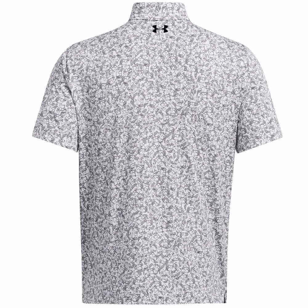 Trendy Fabric Under Armour Playoff 3.0 Printed Polo Shirt - White/Black