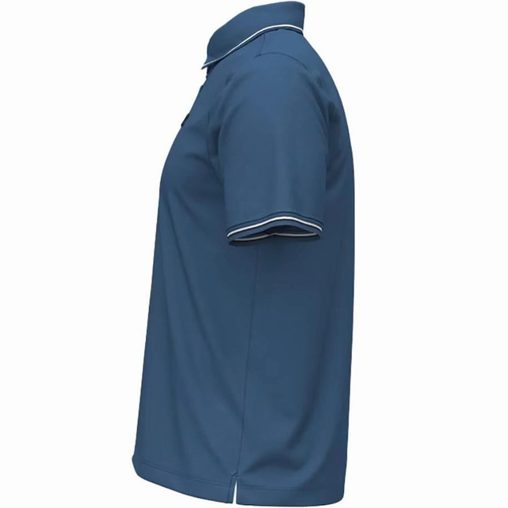 Classic Vibes Stylish Layer Look Under Armour Playoff 3.0 Rib Polo Shirt - Blue Atlantis/White/Midnight Navy