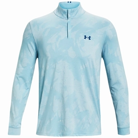 Casual Outfit Under Armour Playoff Jacquard 1/4 Zip Pullover - Blizzard/White