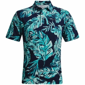 Abrasion resistant Classic Layer Under Armour Playoff Polo Shirt 2.0 - Academy Navy/Cerulean