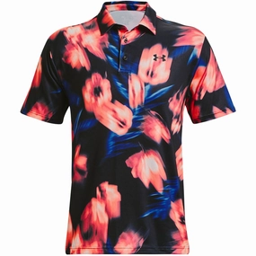 Under Armour Playoff Polo Shirt 2.0 - Black/Floral Odor Control Finish
