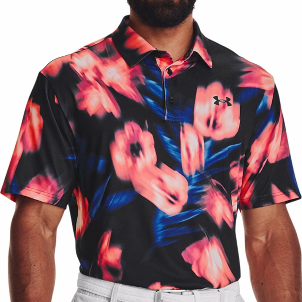 Relax Comfort Style Under Armour Playoff Polo Shirt 2.0 - Black/Floral