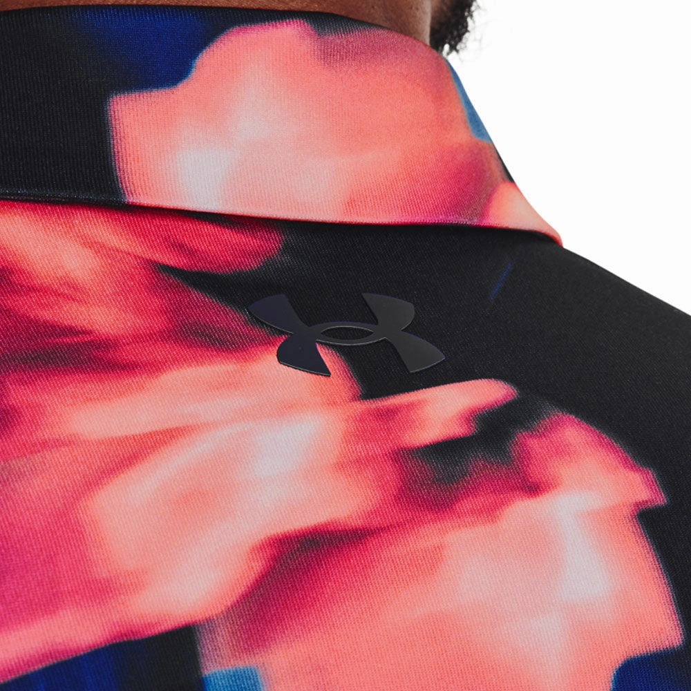 Under Armour Playoff Polo Shirt 2.0 - Black/Floral Minimal Outfit Chill Comfort