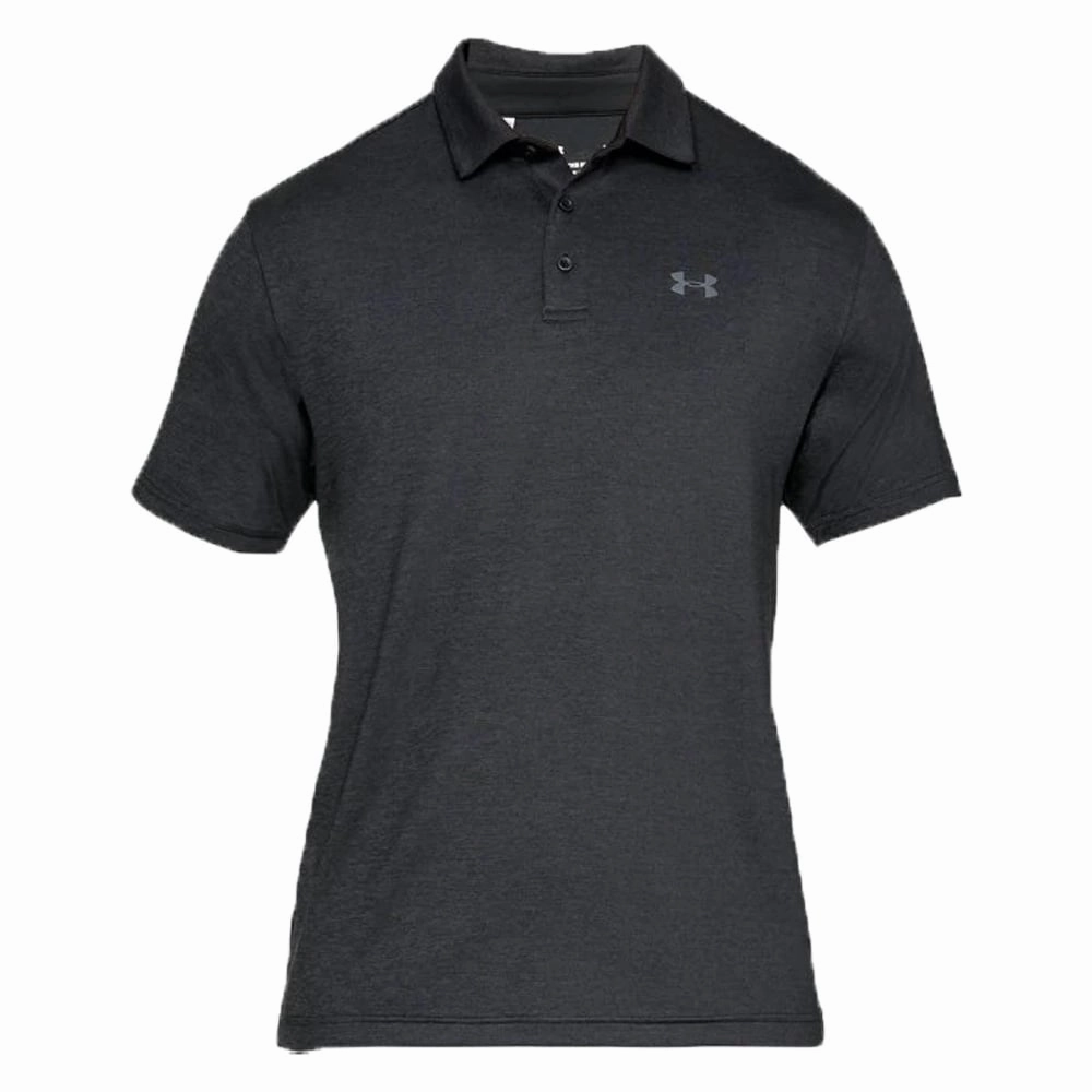 Under Armour Playoff Polo Shirt 2.0 - Black/Grey Tagless Neckline