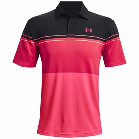 Seasonal Trend Under Armour Playoff Polo Shirt 2.0 - Black/Red/Pink