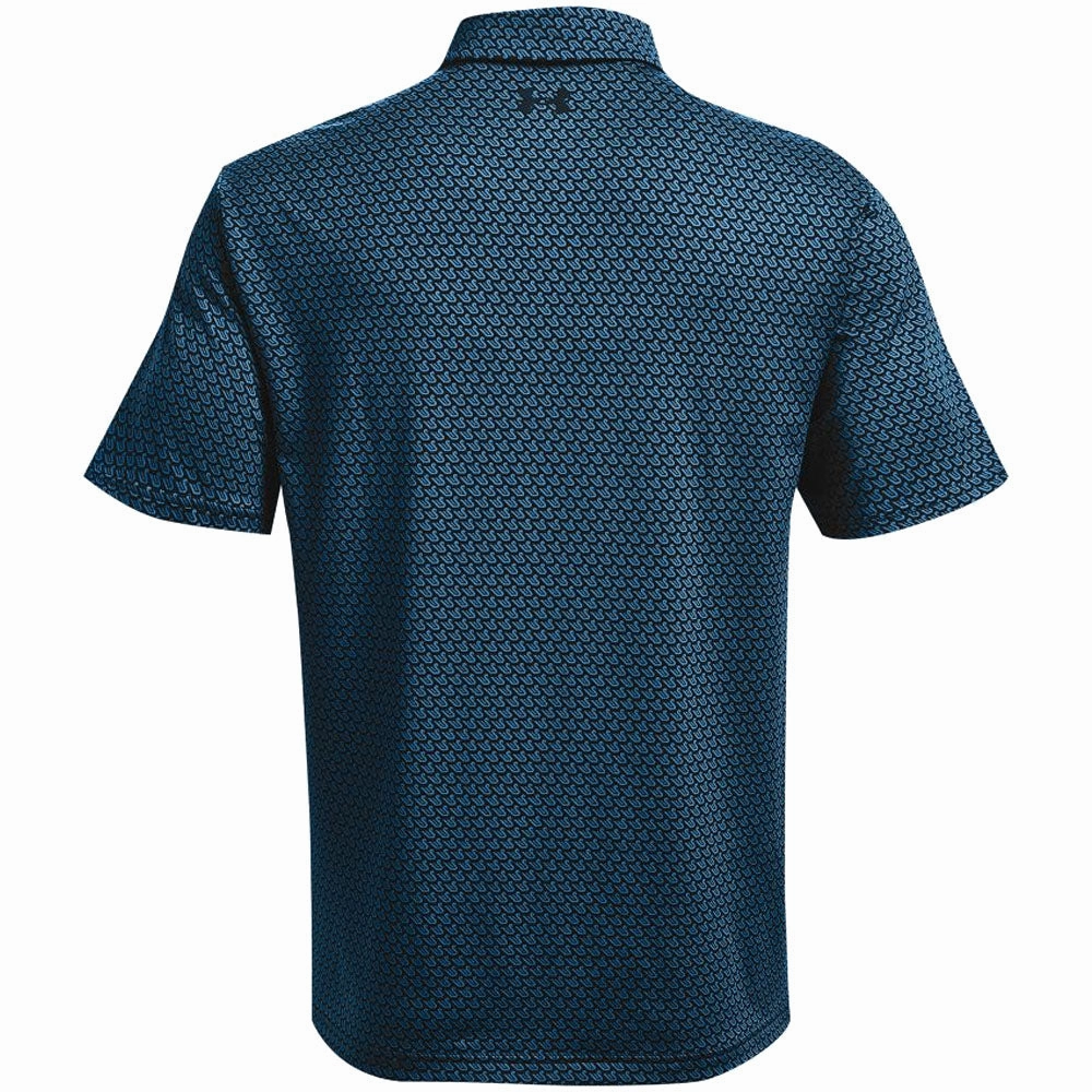Fashion-Forward Look All-Season Comfort Under Armour Playoff Polo Shirt 2.0 - Blue Pattern