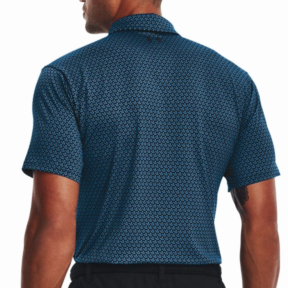 Timeless Top Effortless Vibe Under Armour Playoff Polo Shirt 2.0 - Blue Pattern