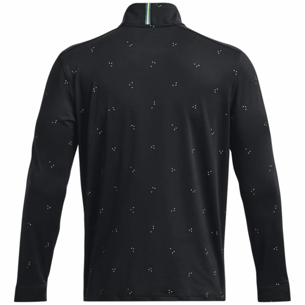 Wool Under Armour Playoff Printed 1/4 Zip Pullover - Black