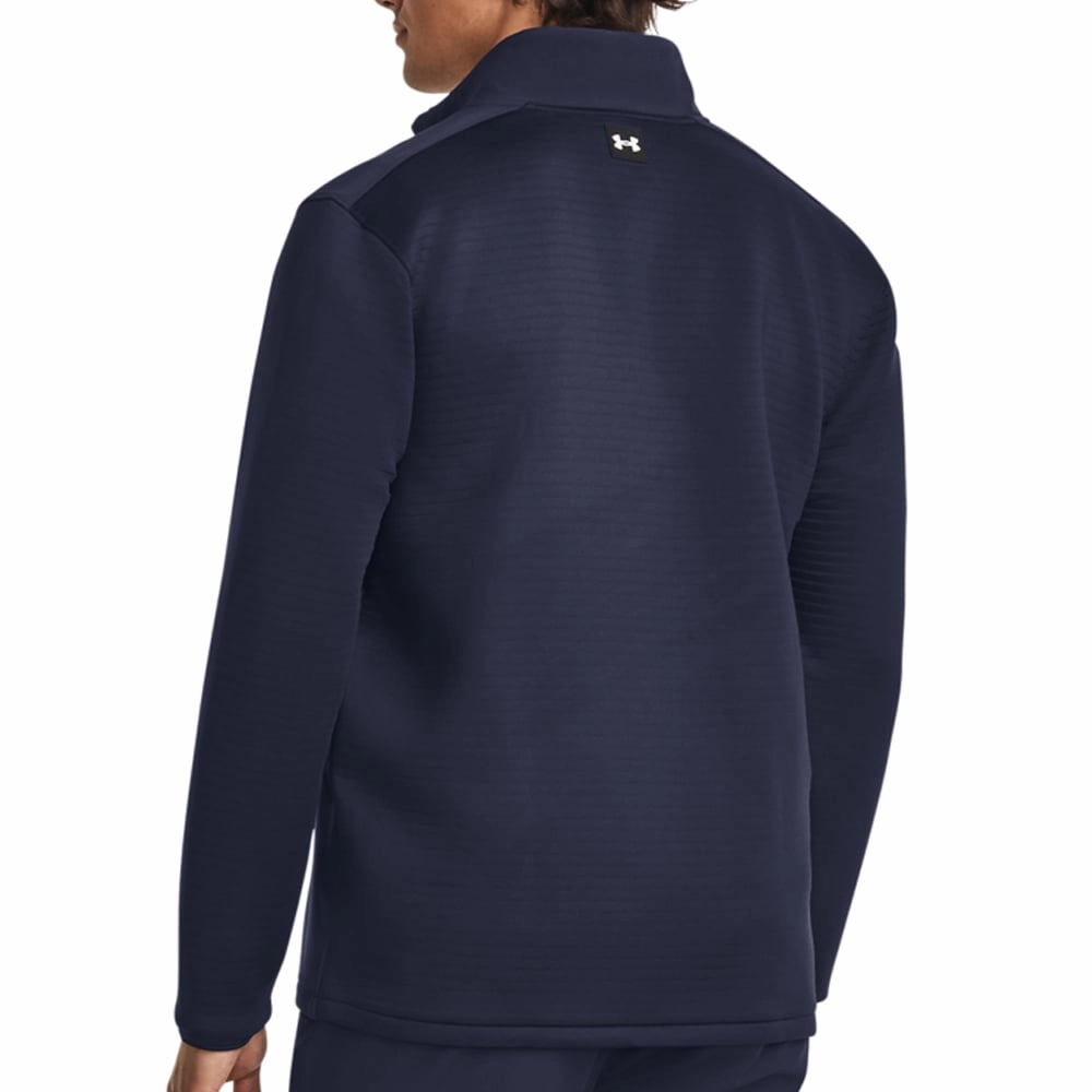 old people Cozy Warmth Under Armour Storm Daytona 1/2 Zip Pullover - Midnight Navy