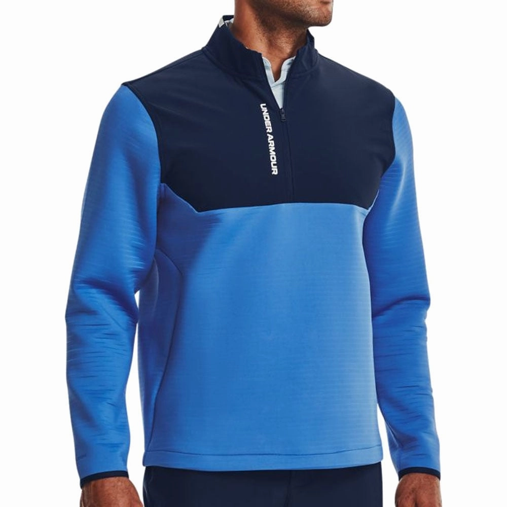 product quilted lining comfort Under Armour Storm Daytona 1/2 Zip Pullover - Victory Blue/Academy