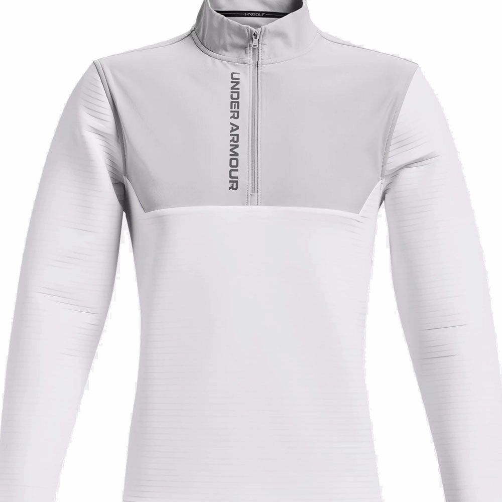 Under Armour Storm Daytona 1/2 Zip Pullover - White/Halo Grey Comfy All Day product bright vibrancy