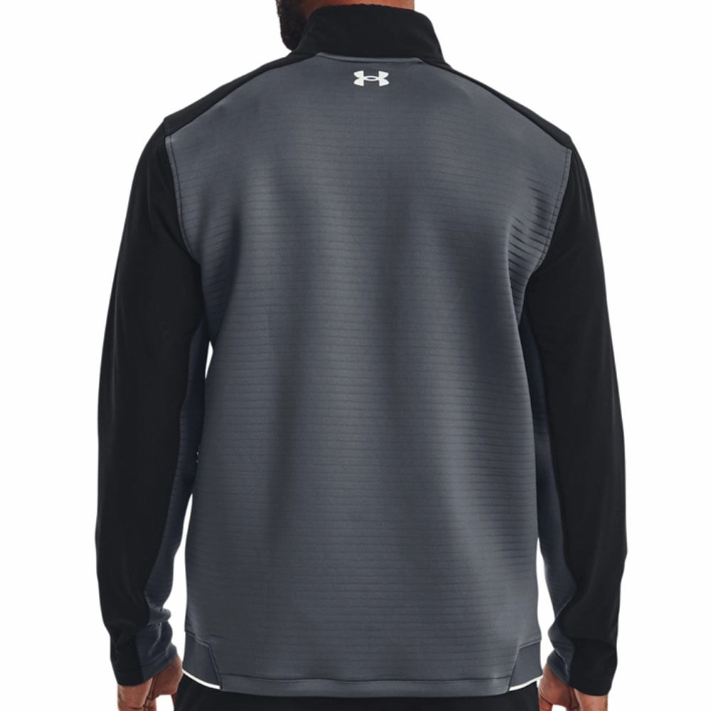 Front Pocket Cozy Basics Under Armour Storm Daytona 1/2 Zip Sweater - Pitch Grey