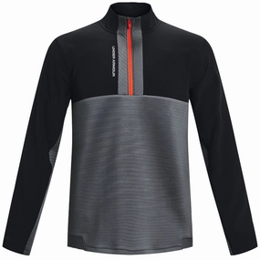 Trendy Layered Scoop neck Under Armour Storm Daytona 1/2 Zip Sweater - Pitch Grey