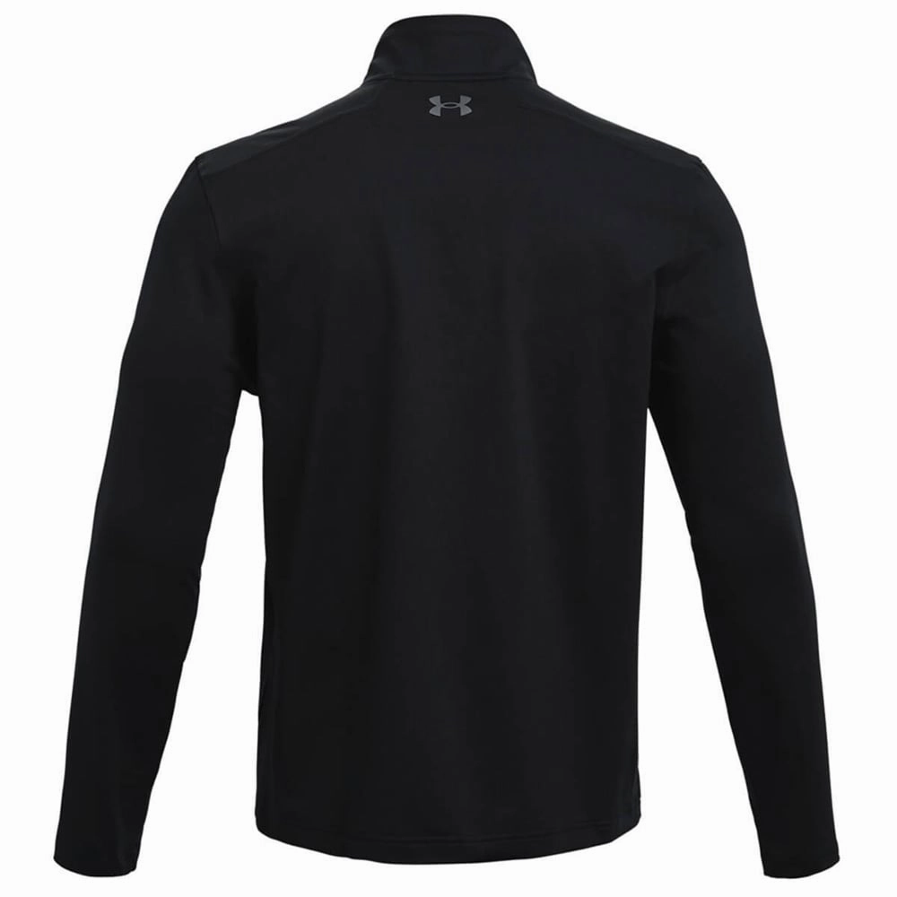Side Pockets Under Armour Storm Full Zip Midlayer - Black/Venom Red