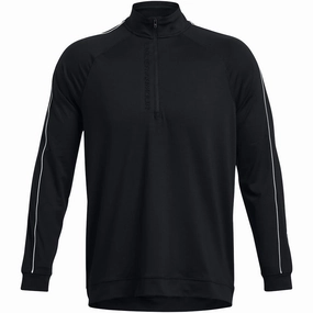 Under Armour Storm Midlayer 1/2 Zip Pullover - Black/White Street Style