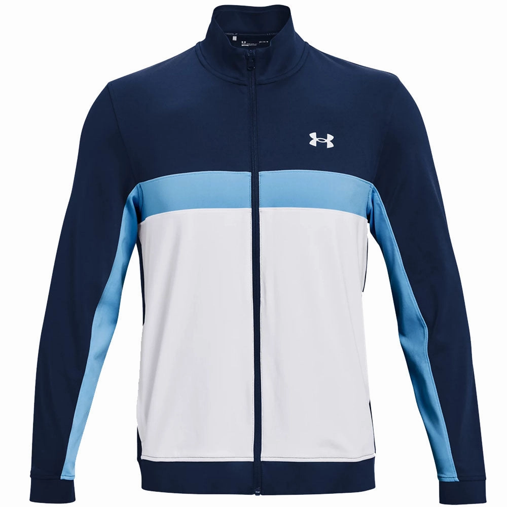 Under Armour Storm Midlayer Full Zip - Academy Navy/White slim fit appropriate for work