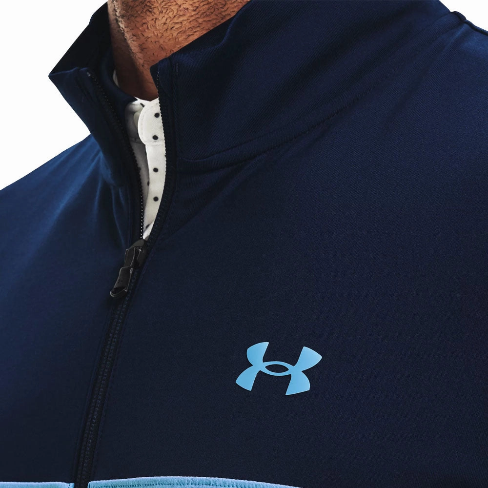fluffy texture Fashion Basics Under Armour Storm Midlayer Full Zip - Academy Navy/White