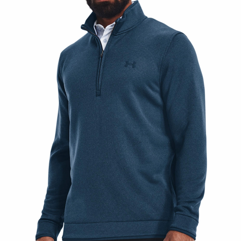 Under Armour Storm Sweater Fleece 1/2 Zip - Petrol Blue Urban Casual