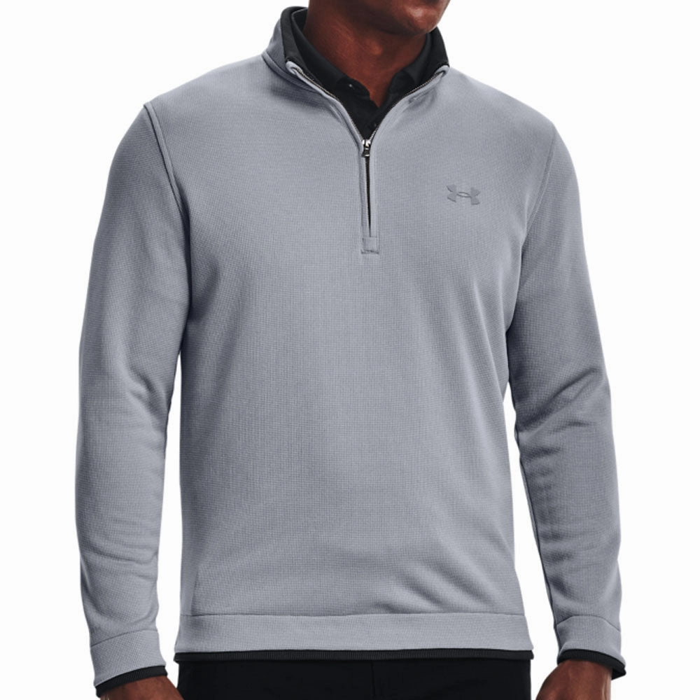 Trendy Wearable Under Armour Storm Sweater Fleece 1/2 Zip - Steel