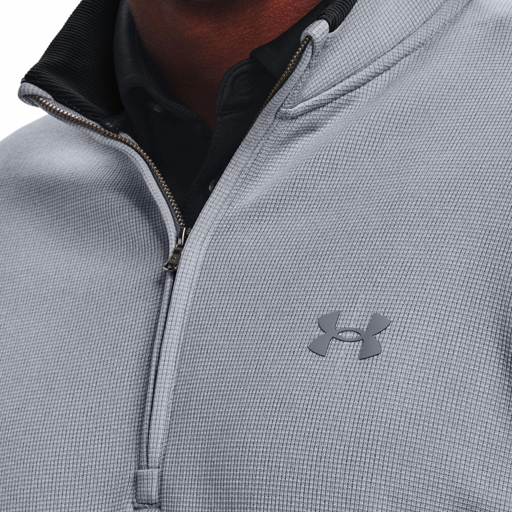 Functional Style glove accents Under Armour Storm Sweater Fleece 1/2 Zip - Steel