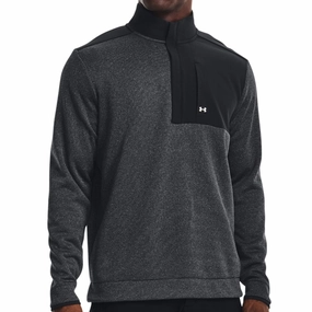 Under Armour Storm Sweater Fleece - Black/Grey hot weather wear Branded Look