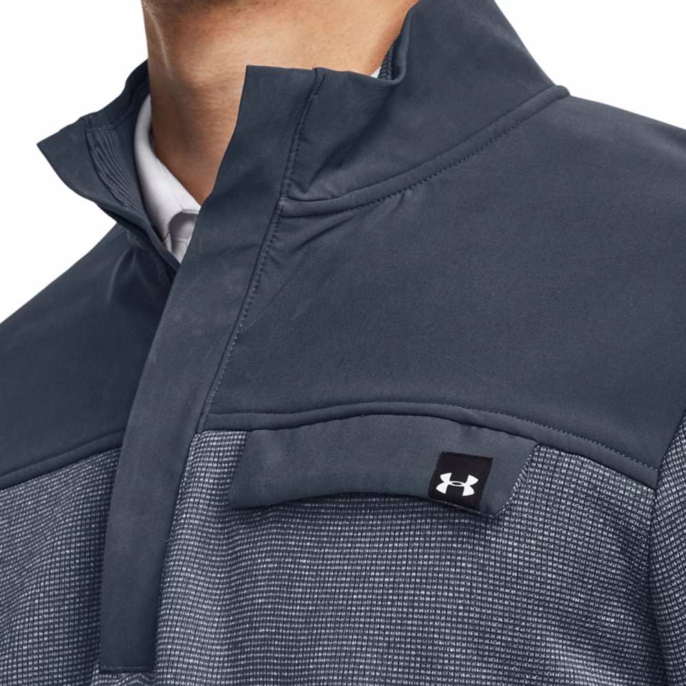 Cozy Coverage Under Armour Storm SweaterFleece 1/2 Zip Pullover - Downpour Grey