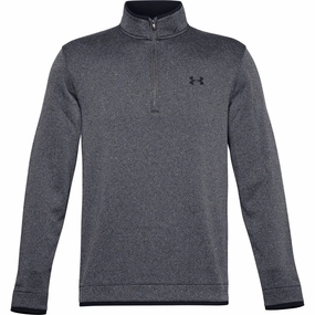 Under Armour Storm SweaterFleece 1/2 Zip Sweater - Black Heather Plus Fit Night Out