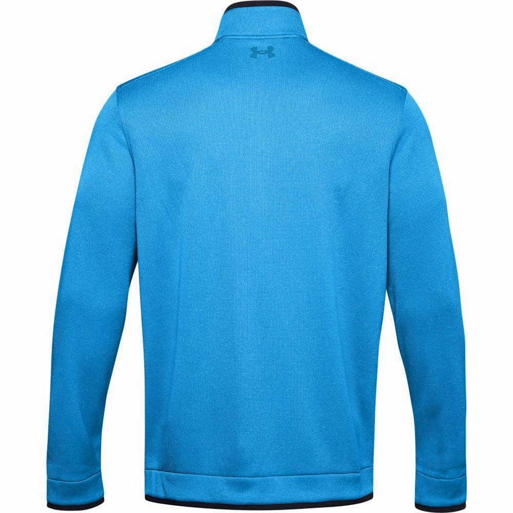 product photography Under Armour Storm SweaterFleece Half Zip Sweater - Electric Blue