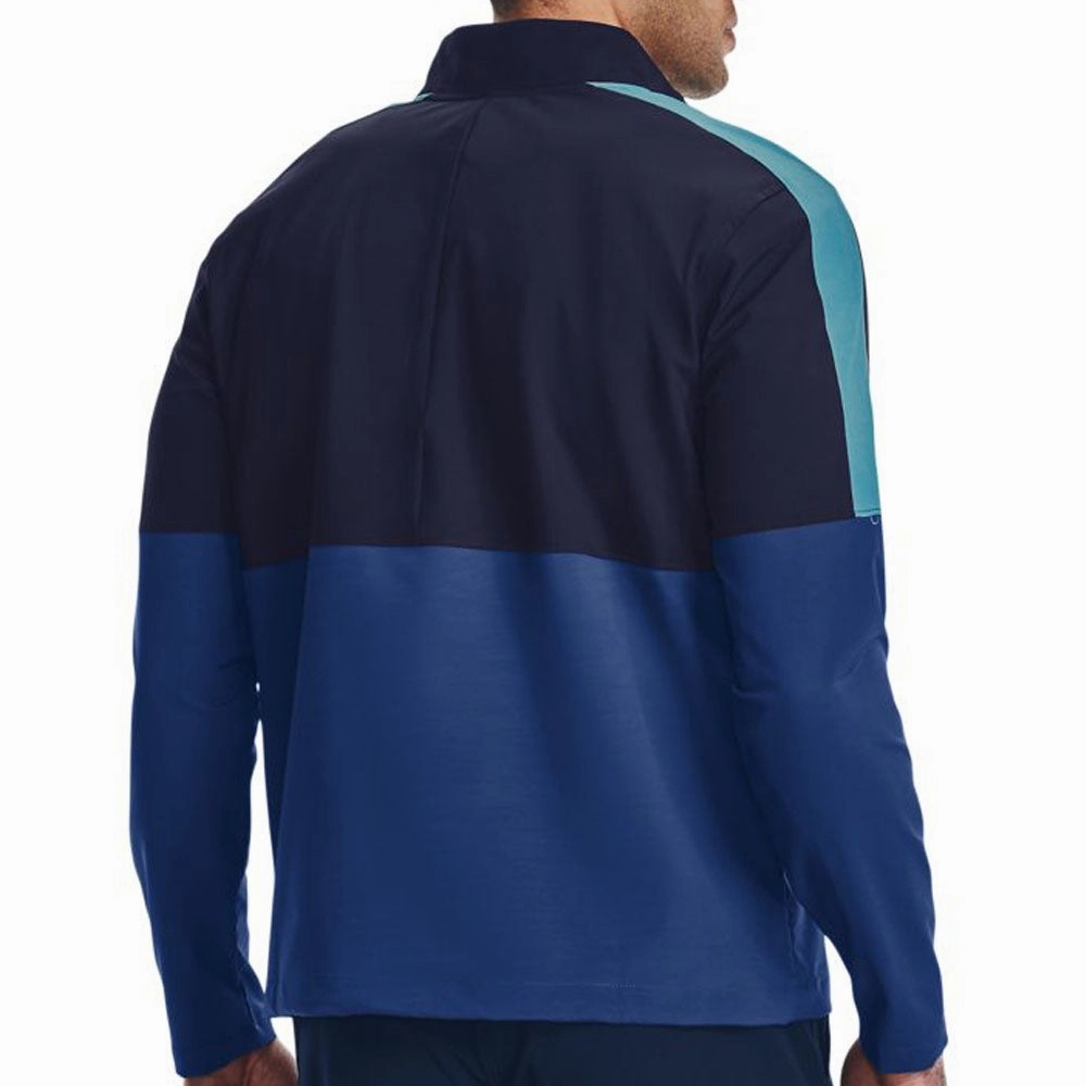 Travel Sporty Under Armour Storm Windstrike 1/2 Zip Pullover - Blue Mirage/Midnight Navy