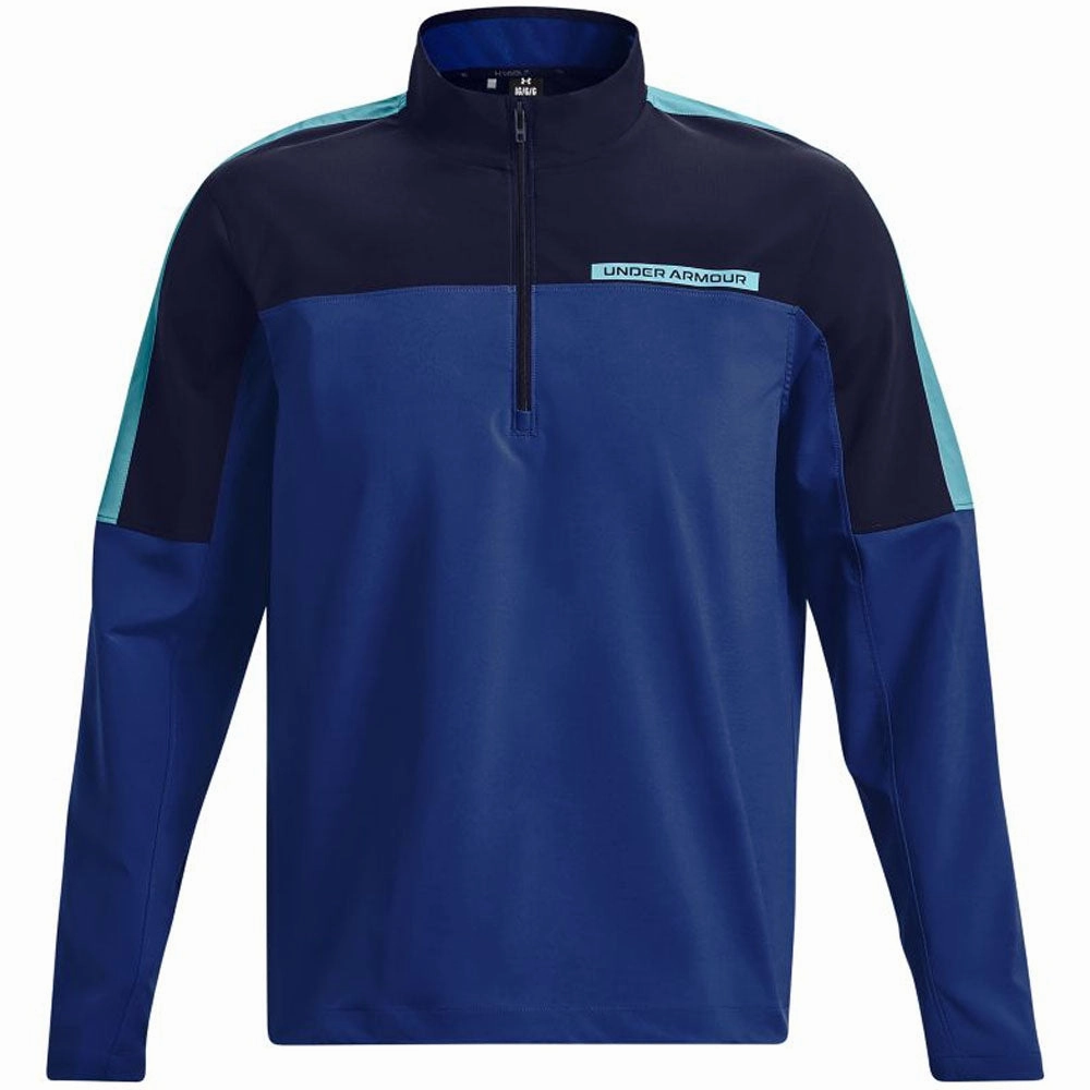 Under Armour Storm Windstrike 1/2 Zip Pullover - Blue Mirage/Midnight Navy Relaxed Vibe Premium Comfort